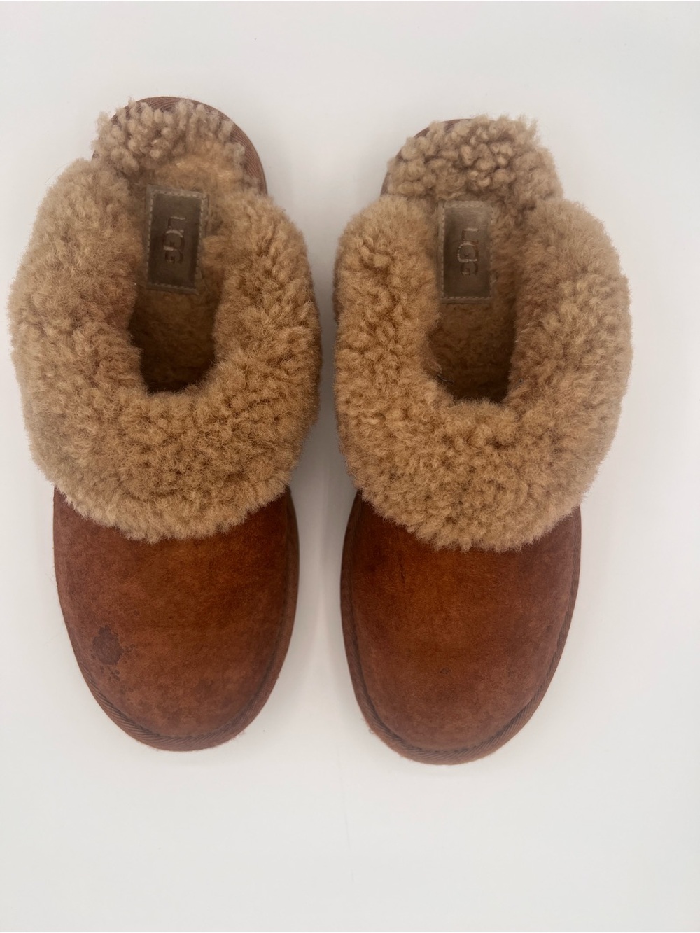 UGG Chestnut Disquette slippers